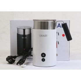 Graef MS701EU Milchaufschäumer Milchschäumer Cappuccino 350ml 600 Watt weiß  (266604)